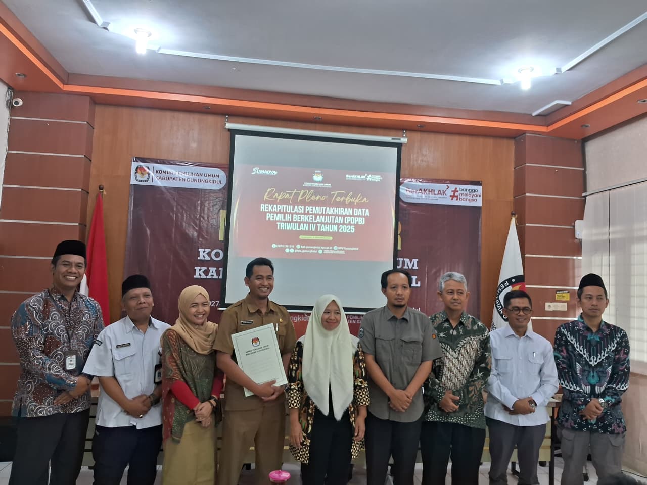  Rapat Pleno Terbuka Rekapitulasi PDPB Triwulan IV Tahun 2025