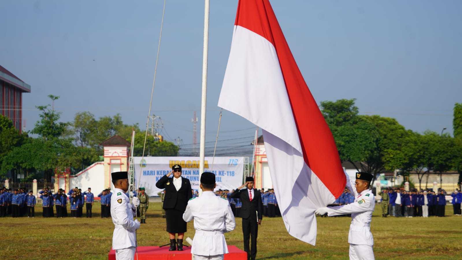 kegiatan Upacara Peringatan Hari Kebangkitan Nasional 20 Mei 2026, bertempat di Alun-Alun Wonosari