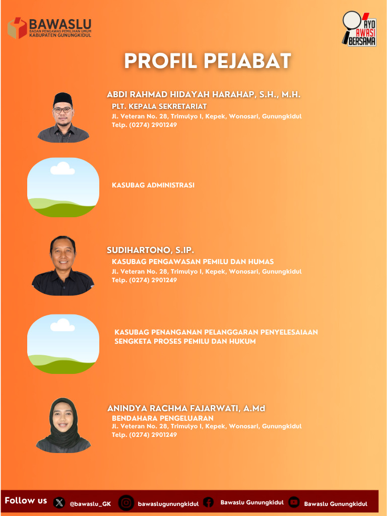 Profil Pejabat Struktural