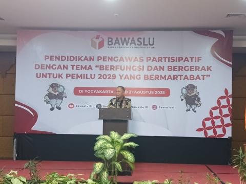 Totok Hariyono Menutup Kegiatan P2P Bawaslu RI di Yogyakarta