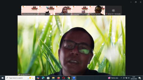 Anggota Bawaslu DIY, Agung Nugroho, S.Pt Sebagai Narasumber