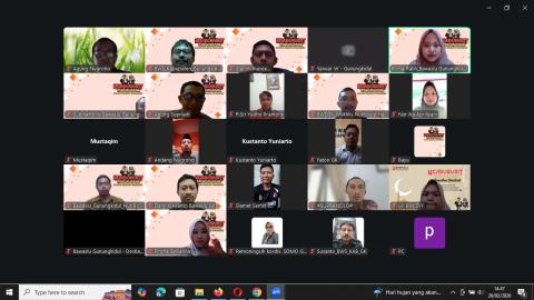 Peserta Ngabuburit Pengawasan Bawaslu Kabupaten Gunungkidul