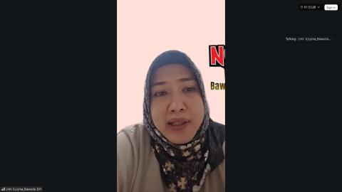Umi Iliyina sebagai Narasumber