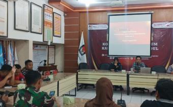 Rapat Koordinasi PDPB di Ruang Rapat KPU Kabupaten Gunungkidul