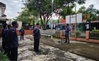 Apel Senin Pagi di Halaman Kantor  Bawaslu Kabupaten Gunungkidul