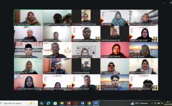 Kegiatan Rapat Koordinasi Melalui Zoom Meeting