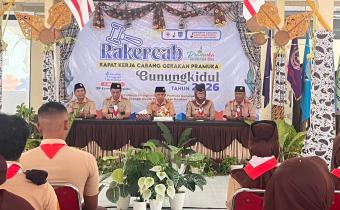 Rapat Kerja Cabang Gerakan Pramuka Kabupaten Gunungkidul Tahun 2026