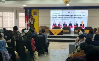 Acara Seminar Nasional DKPP di FISIPOL UGM
