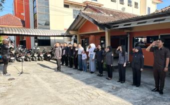 Apel Senin Pagi di halaman Bawaslu Kabupaten Gunungkidul