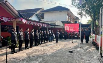 Apel Senin Pagi di Halaman Bawaslu Kabupaten Gunungkidul